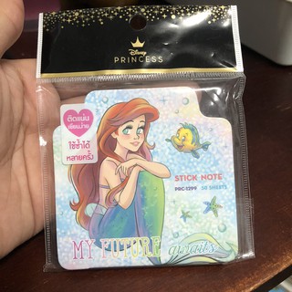 กระดาษโน็ตกาวDisney princess  ลายเจ้าหญิงแอเรียล