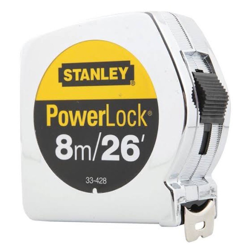 Stanley ตลับเมตร 8 เมตร รุ่น PowerLock 33-428 (Tape Rule) | Shopee Thailand