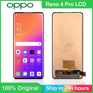 6.5&amp;quot; หน้าจอแสดงผลสัมผัสดิจิทัล LCD สําหรับ Oppo Reno4 Pro CPH2109 Reno 4 Pro 5G