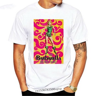 [S-5XL] เสื้อยืด พิมพ์ลาย BARBARELLA SEE DO HER THING JANE FONDA สีดํา สําหรับผู้ชาย S M L X XX 174402