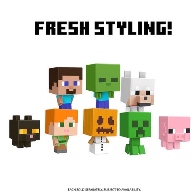 minecraft-mop-head-minis-ราคานี้ได้-1-กล่องเล็กนะคะ-รุ่นใหม่ของแท้-นำเข้าจาก-usa