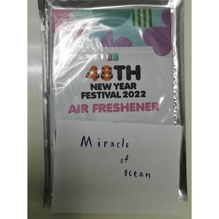 (ไม่แกะ) แผ่นน้ำหอม CGM48 Air Freshener - 48TH New Year Festival 2022
