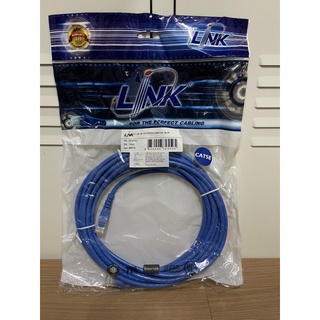LINK (สายแลนสำเร็จรูป) CAT5E/CAT6 UTP Cable 3m / 5m  สายสำเร็จรูป