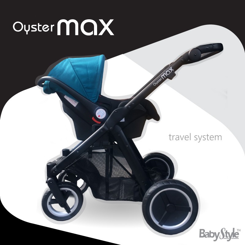 ภาพสินค้าOyster Max รถเข็นล้อใหญ่​ รถเข็นเด็ก​ จากอังกฤษดีไซน์สวยสามารถเปลี่ยนเป็นรถเข็นแฝดได้ สำหรับ 0-6 ขวบ จากร้าน babyinstyle บน Shopee ภาพที่ 4