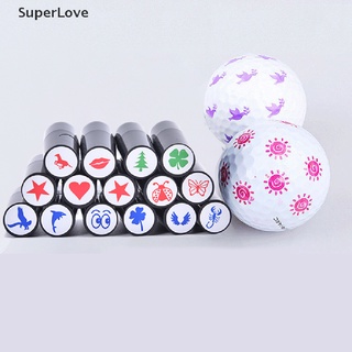 เช็ครีวิวสินค้าSUPER♥ Golf Ball Stamp Colorfast Quick-dry Long Lasting Balls Marker  Impression Seal HOT