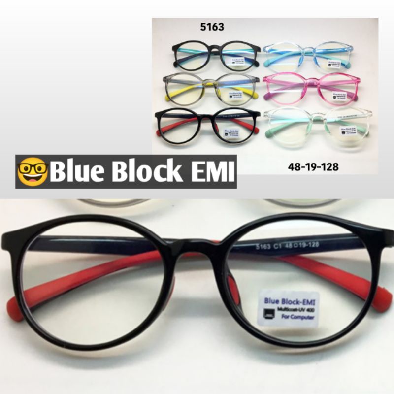 แว่นตากรองแสงสีฟ้า-แว่นตากรองแสงคอมพิวเตอร์-emi-blue-block-รุ่น5163