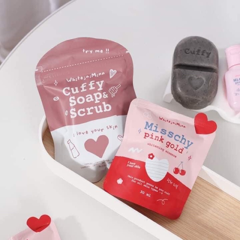 พร้อมส่ง-สบู่คัฟฟี่โซฟ-cuffy-soap-ผิวขาวใส-ขาวไวผิวเนียนนุ่ม-ลดสิวที่หลัง-ลดรอย-กลิ่นหอมมาก-ใช้ดีมาก-มีของแถม