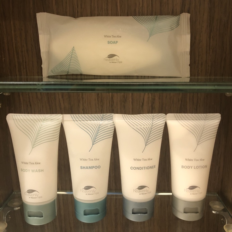Heavenly by Westin กลิ่น White Tea Aloe Amenities ขนาดพกพา เจลอาบน้ำ