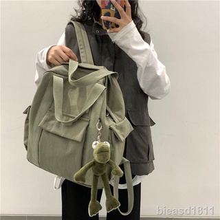☒❁☇2022 กระเป๋านักเรียนใหม่นักเรียนหญิงเวอร์ชั่นเกาหลี ins Harajuku กระเป๋าเป้สะพายหลังมัธยมต้น all-match กระเป๋าเป้สะพา