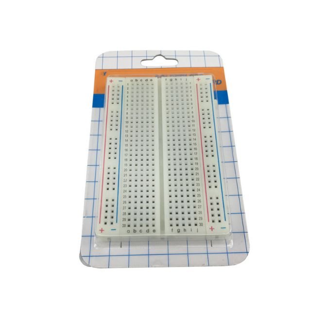 รูปภาพสินค้าแรกของโปรโต้บอร์ด Breadboard บอร์ดทดลอง 400 รู