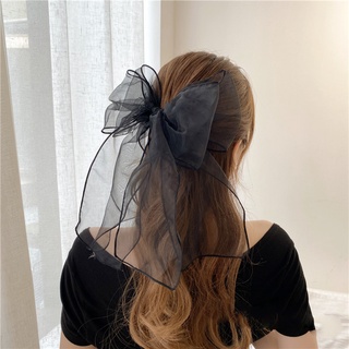 AWAYTR New Fashion Hairclip Bowknot Net Yarn Hairpin Ladies Hair Accessories