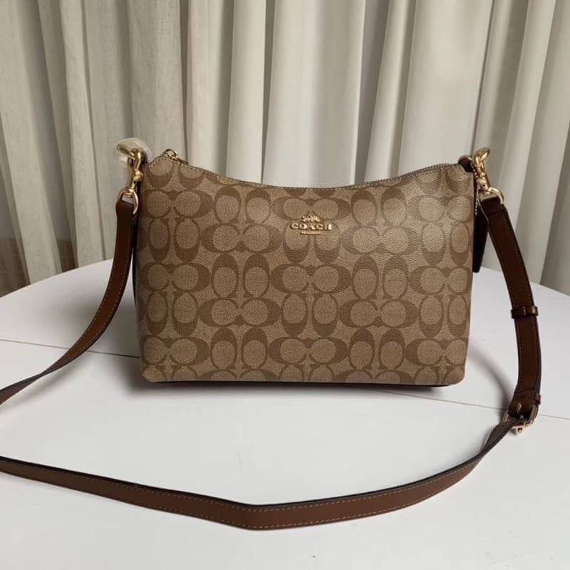 แท้💯 Coach LEWIS SHOULDER BAG IN SIGNATURE CANVAS Shopee Thailand