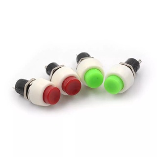 สวิทช์ กดติด กดดับ Mini 2 pin Round Toggle Self-locking Power ON/OFF Push Button Switch