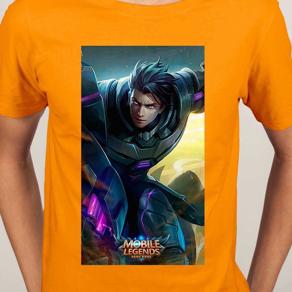 เกม-mobile-legends-เสื้อยืดคอกลมแขนสั้นผู้ชาย-เสื้อยืด-ชุดลำลอง-เสื้อยืดเกมมิ่ง