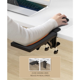 desk arm rest พับได้ที่ 90° แป้นรองข้อศอกแบบพับไม่ต้องเจาะรู ที่วางแขน กระดานต่อขยายโต๊ะ
