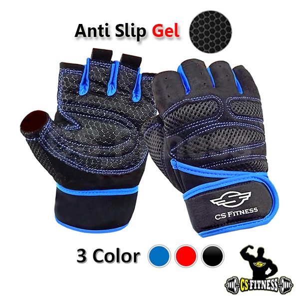 ภาพหน้าปกสินค้าถุงมือฟิตเนส ถุงมือยกน้ำหนัก CS02 Fitness Glove