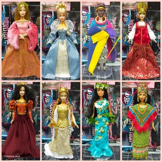 *พร้อมส่ง ตุ๊กตาบาร์บี้ มือสอง Barbie Dolls of The World บาร์บี้ประจำชาติ