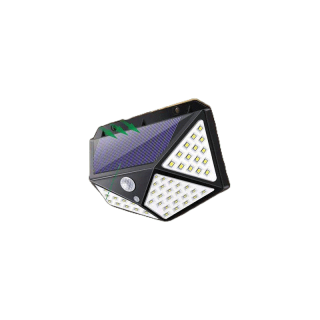 Solar motion sensor light 100 LED 3 โหมด ไฟออก4ทาง ไฟติดผนังโซล่าเซลล์พลังงานแสงอาทิตย์ เซ็นเซอร์ *