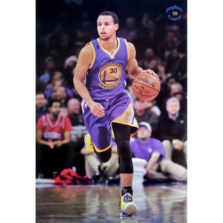 โปสเตอร์ รูปถ่าย นักกีฬา บาส สตีเฟน เคอร์รี่ Stephen Curry 2015 POSTER 24”x35” Inch Photo Basketball NBA Champion