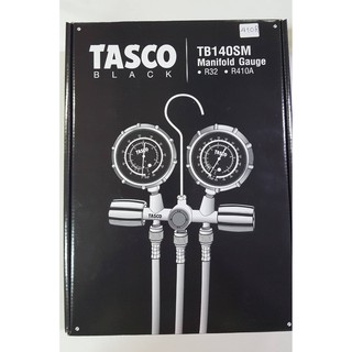 TASCO แทสโก้ แท้ TB140SM เกจวัดนำ้ยา เกจคู่ R32 R410  Hose 150 CM. 600, 3000psi เครื่องมือช่าง อุปกรณ์ราคาถูก 🔥 ส่งเร็ว