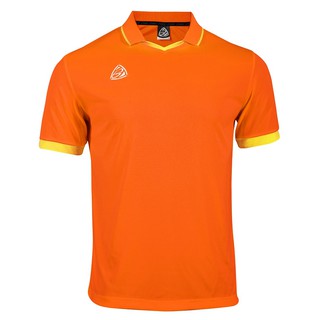 EGO SPORT EG1015 เสื้อฟุตบอลคอวีปก  สีส้มแสด