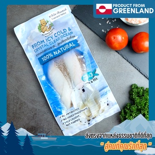ภาพย่อรูปภาพสินค้าแรกของปลาฮาลิบัทธรรมชาติ กรีนแลนด์ 120 กรัม แช่แข็ง Frozen Wild Caught Greenland Halibut 120 g.