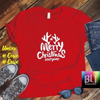 เสื้อยืด พิมพ์ลาย Merry Christmas ปีใหม่ สําหรับเด็กผู้ชาย และผู้หญิง