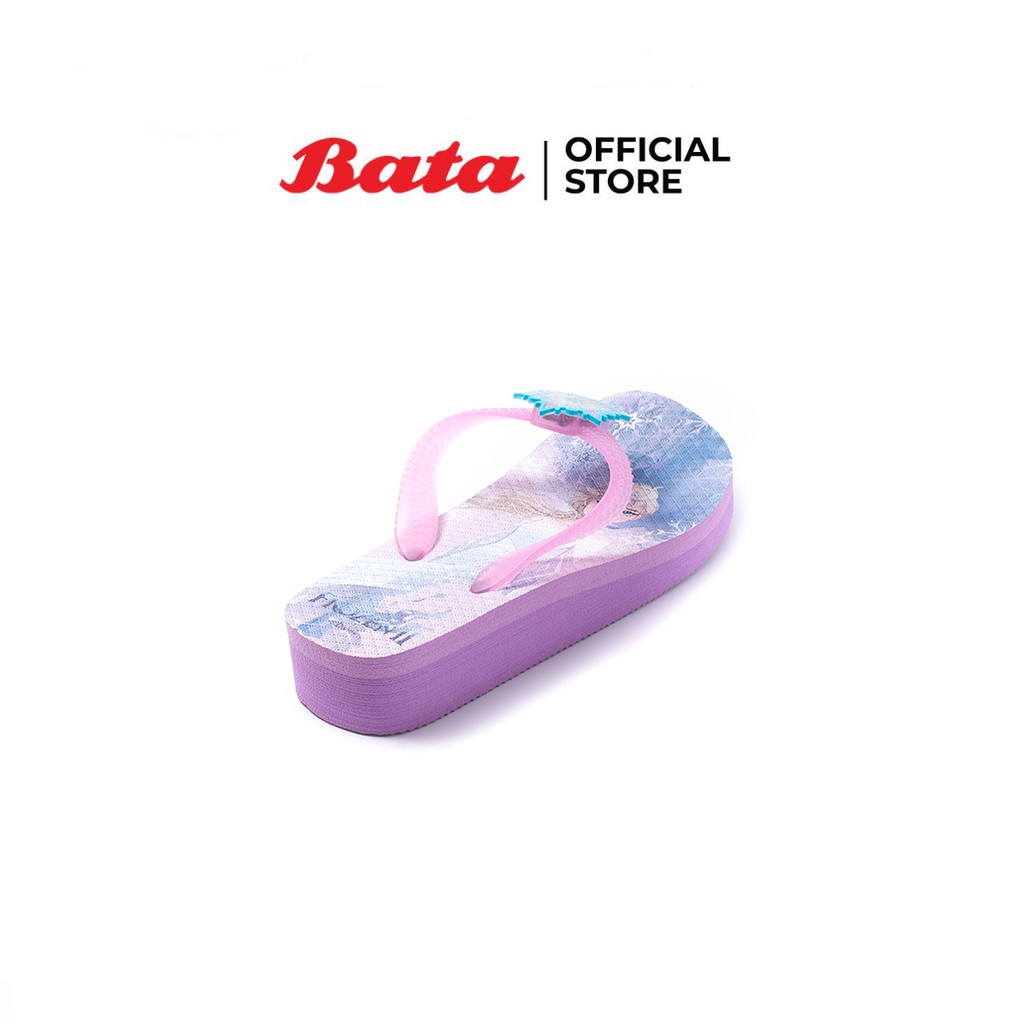 bata-บาจา-รองเท้าแตะ-ใส่ลำลอง-รองเท้าใส่เล่น-สายคาดลายการ์ตูนเจ้าหญิงเอลซ่าจาก-frozen-สำหรับเด็กหญิง-รุ่น-elsa-หลากสีสัน
