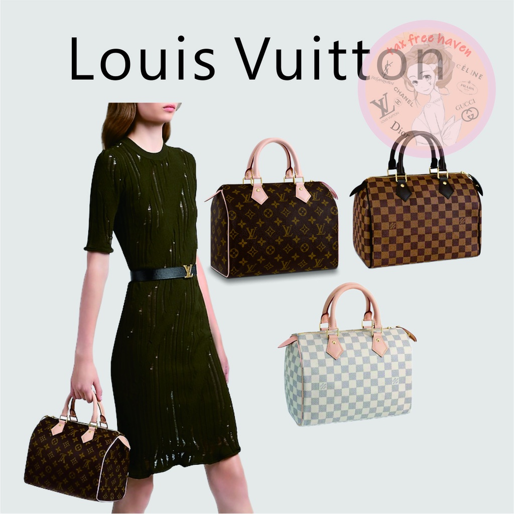 shopee-ลดกระหน่ำ-ของแท้-100-louis-vuitton-brand-new-speedy-25-bag