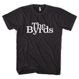 เสื้อยืดผ้าฝ้ายCOTTON เสื้อยืด พิมพ์ลาย The Byrds Rock Psychadelic 60s สําหรับผู้ชาย 951320S-5XL
