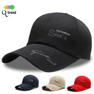 ภาพหน้าปกสินค้าQ Trend Caps หมวกแก๊ป หมวกทรงสปอร์ต หมวกกันแดด ใส่เท่ใส่เที่ยวใบเดียวจบ หมวกแก๊ป2021 รุ่น ST ที่เกี่ยวข้อง