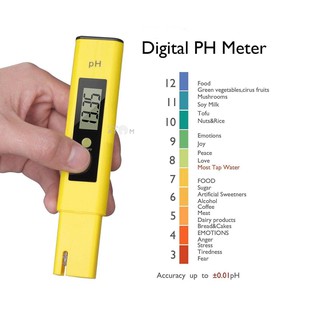 ภาพขนาดย่อของภาพหน้าปกสินค้า(พร้อมส่ง) ปากกาวัดค่า pH สำหรับตู้ปลา pH Meter จากร้าน aquatic_byatom บน Shopee ภาพที่ 3