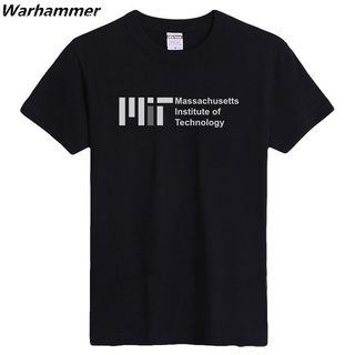 เสื้อยืดผ้าฝ้ายเสื้อยืด พิมพ์ลาย Machusetts Institute Of Technology สําหรับผู้ชายL XL  XXL 3XL