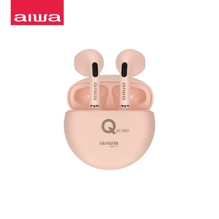 สินค้า AIWA หูฟังบลูทูธไร้สาย AT-X80Q Pink