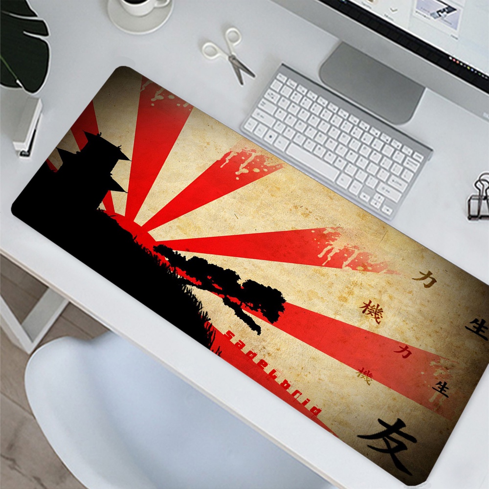 ภาพหน้าปกสินค้าGreat Wave Off Art Large Size Mouse Pad Computer Japanese Mount Fuji Koi Gaming Mousepad Gamer Desk Mat Locking Edge for CS GO จากร้าน 120251232.th บน Shopee