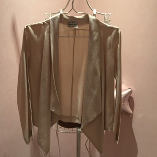 Nude beige Crop blazer