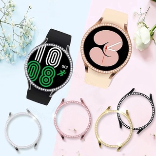 เคสป้องกันหน้าจอ PC ประดับเพชร สําหรับ Samsung Galaxy Watch 5 44 มม. 40 มม. Samsung Watch 4 5 Pro 45 มม.