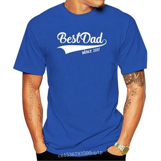 เสื้อผ้าผชเสื้อยืดผ้าฝ้าย 100% พิมพ์ลาย Best Dad ของขวัญ สีดํา สําหรับผู้ชาย 2021S-5XL