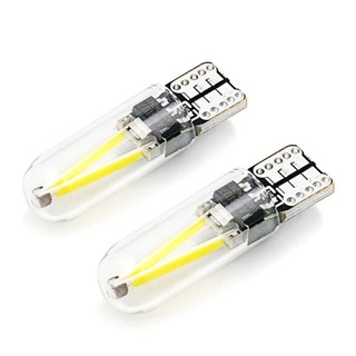 หลอดไฟรถยนต์ T 10 W 5 W 194 COB LED 2 ชิ้น