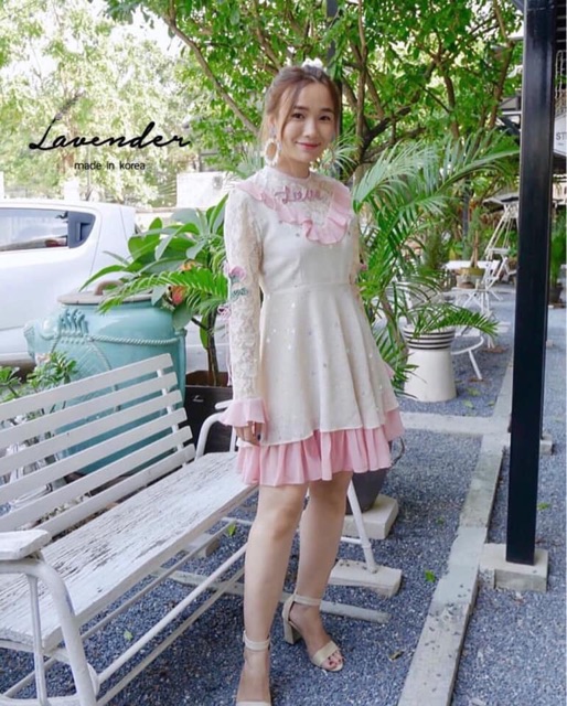 งานสวย-เดรสฟรุ้งฟริ้ง-ผ้าสีหวาน-สวยเป๊ะตามสไตล์-fairygod