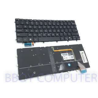 DELL Keyboard คีย์บอร์ด DELL Inspiron 13-7347 13-7348 13-7352 13-7353 13-7359 มี Backlight