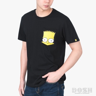 DOSH MENS T-SHIRTS THE SIMPSONS เสื้อยืดคอกลม แขนสั้น ผู้ชาย DSIMT5040-BL