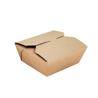 กล่องอาหาร เคลือบ PE ขนาด 12x14x6.5 ซม. (50 กล่อง) FP0022_INH109