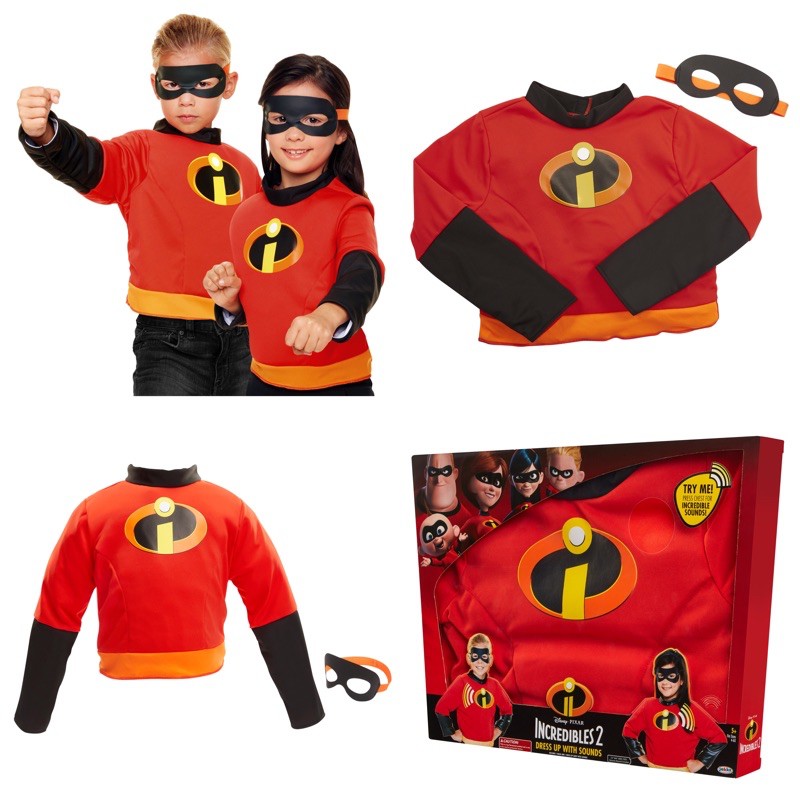 Incredibles 2 Deluxe Incredibles Family Dress Up with Sound Effects Shopee Thailand