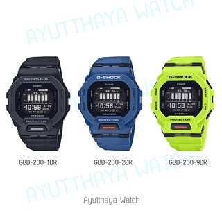 [ของแท้] Casio G-Shock นาฬิกาข้อมือ รุ่น GBD-200-1DR ,  GBD-200-2DR , GBD-200-9DR รับประกันศูนย์ CMG 1 ปี