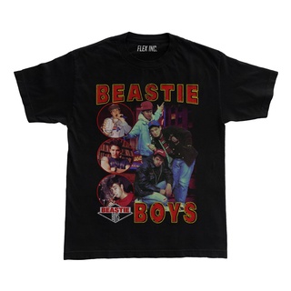 เสื้อยืด โอเวอร์ไซซ์ พิมพ์ลาย Beastie Bootleg Rap สไตล์วินเทจ สําหรับเด็กผู้ชายS-5XL