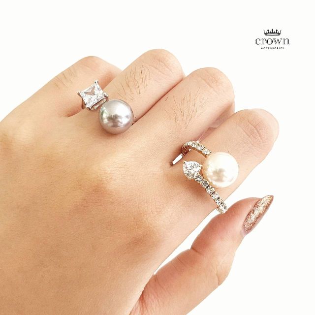 diamond-ring-แหวนเพชร-แหวนเพชรประดับมุก-แหวนแฟชั่นเกาหลี