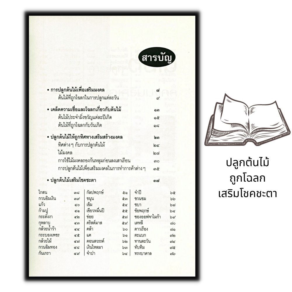 หนังสือ-ปลูกต้นไม้ถูกโฉลก-เสริมโชคชะตา-ต้นไม้-เสริมดวงดวง