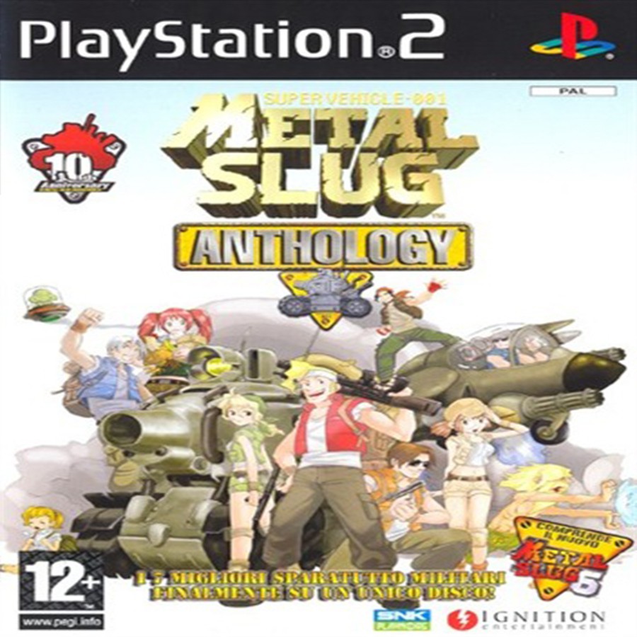 แผ่นเกมส์-ps2-ติดอันดับ-metal-slug-anthology-usa