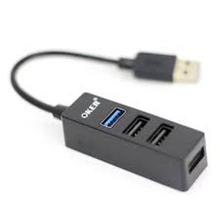 usb hub oker hub 2.0 x 3 + usb3.0 x 1 (H804) ของเเท้100%